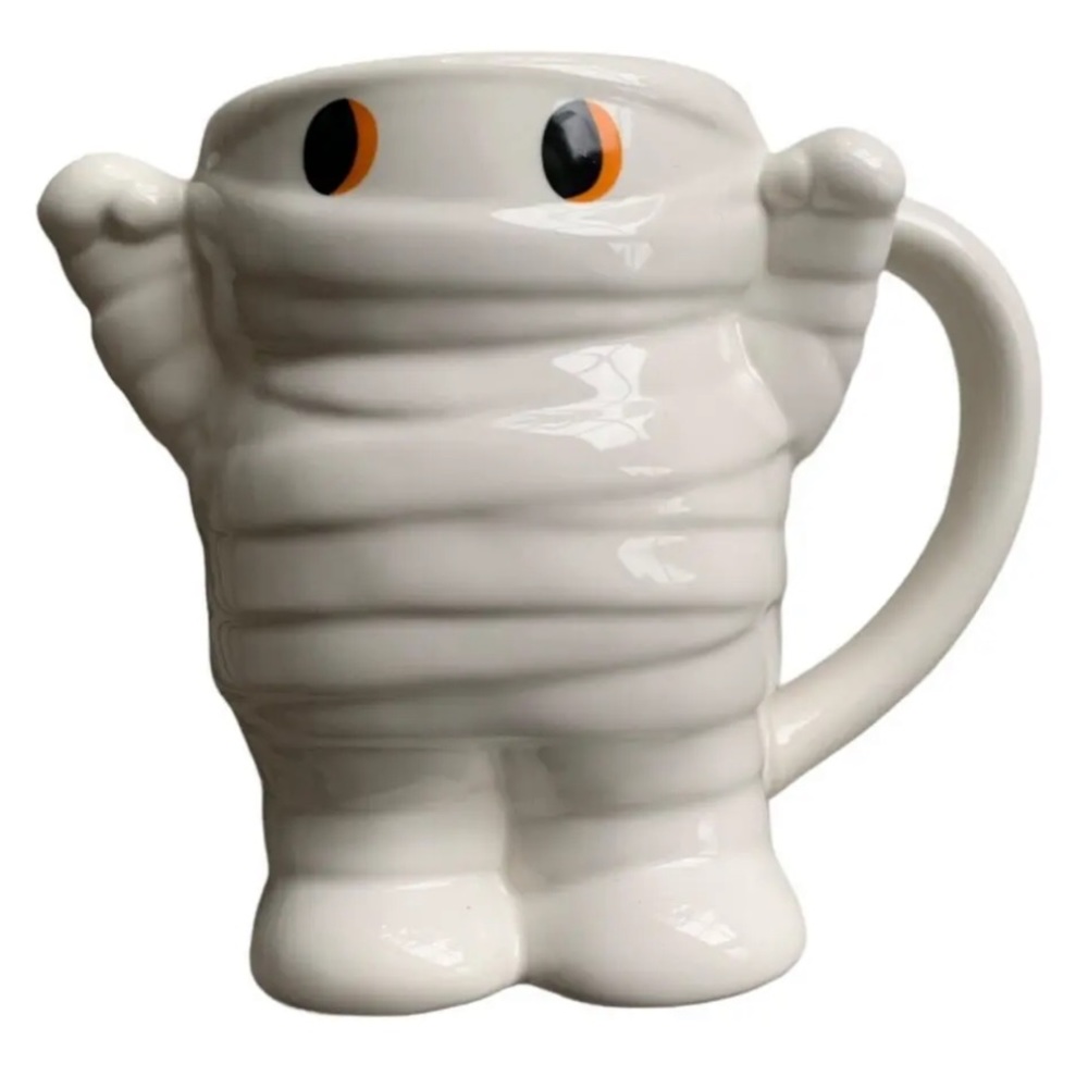 Halloween Mug 12oz Mummy Stoneware Spooky Cup